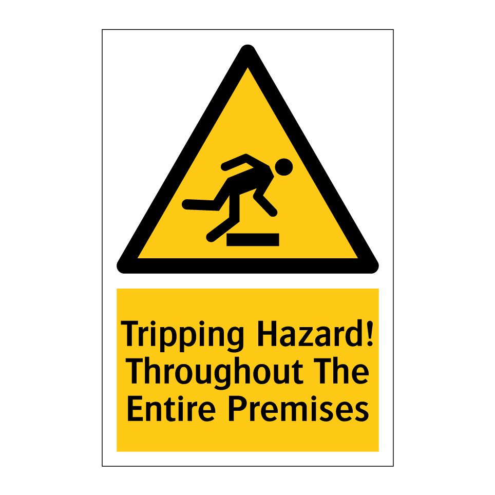Tripping Hazard! Throughout The Entire Premises