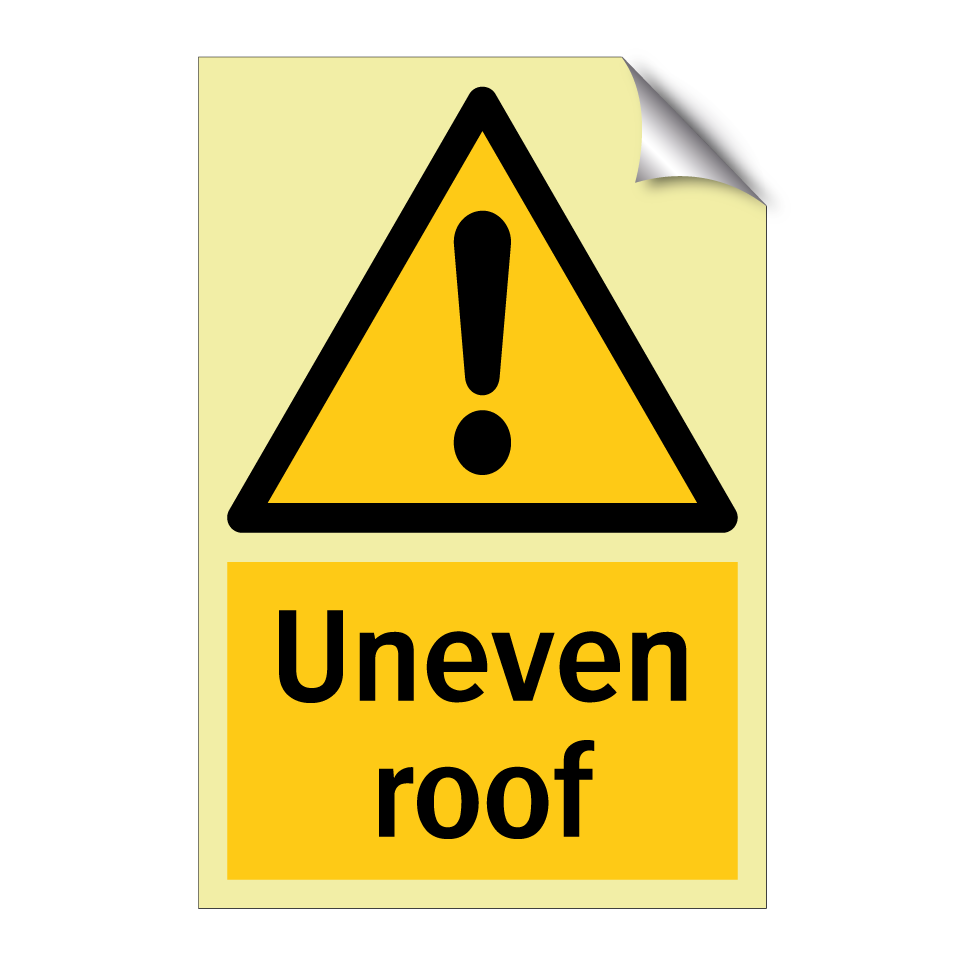 Uneven roof