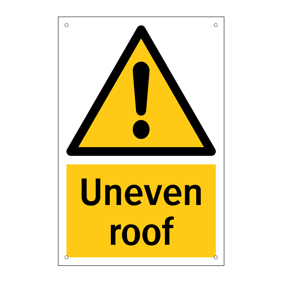 Uneven roof