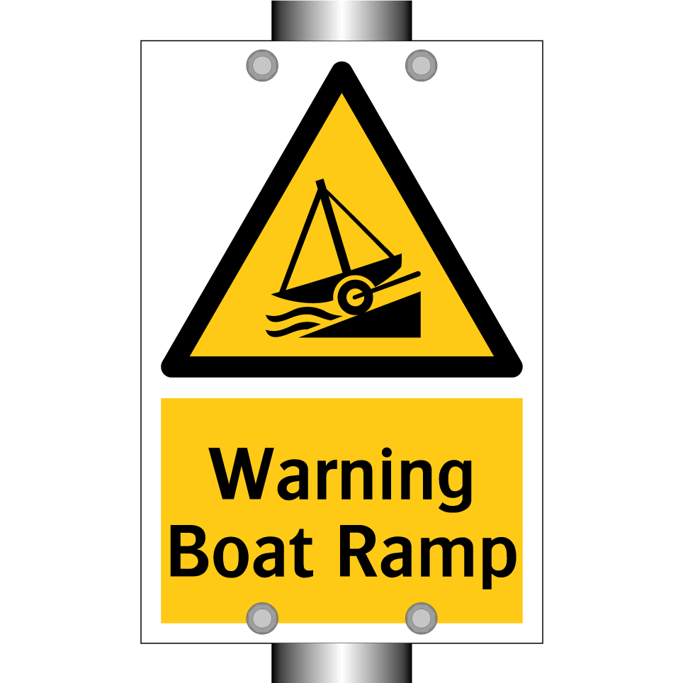 Warning Boat Ramp