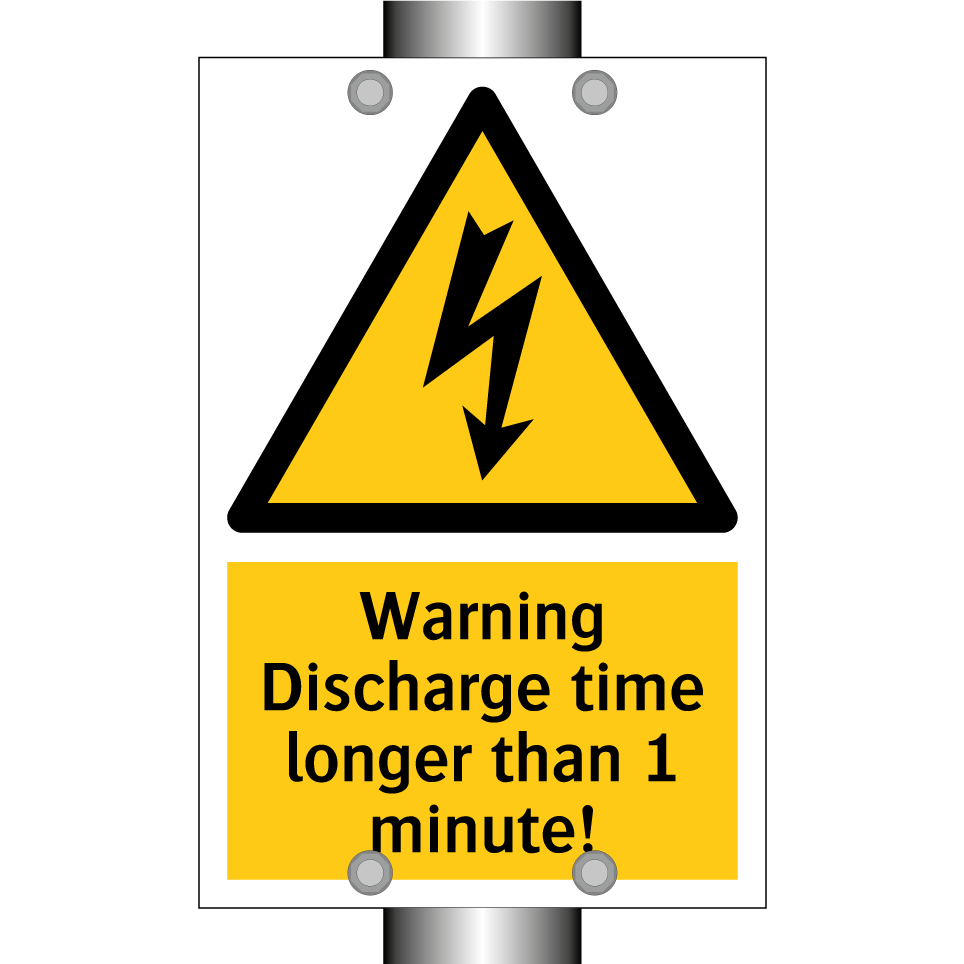 Warning Discharge time longer than 1 minute!