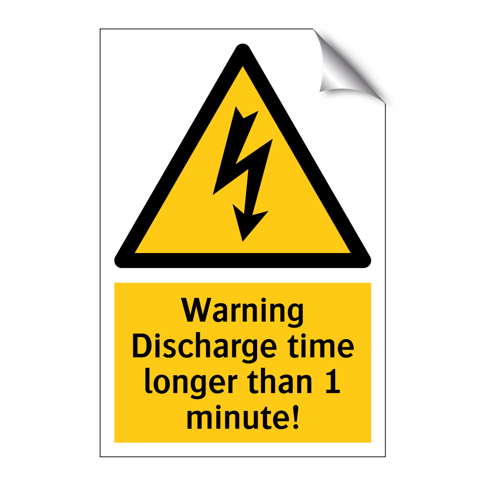 Warning Discharge time longer than 1 minute!