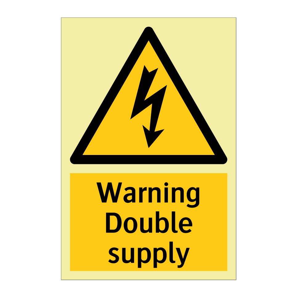 Warning Double supply
