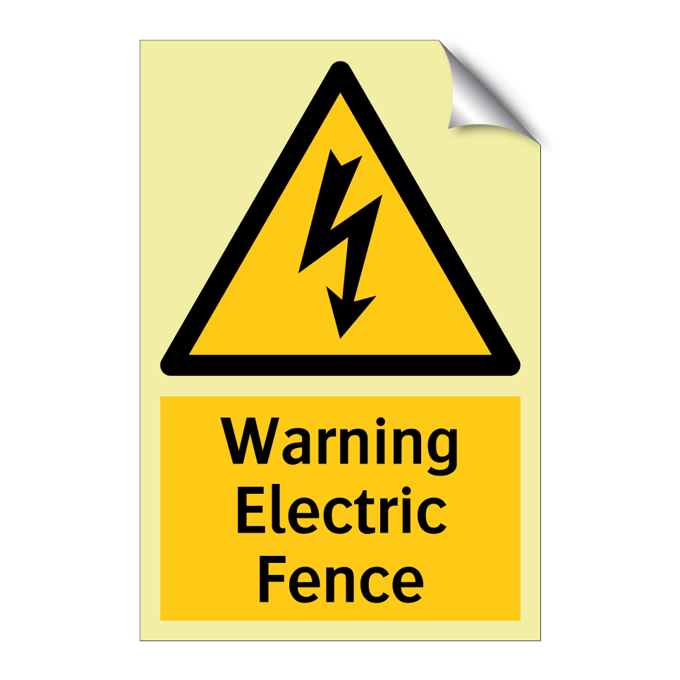 Warning Electric Fence