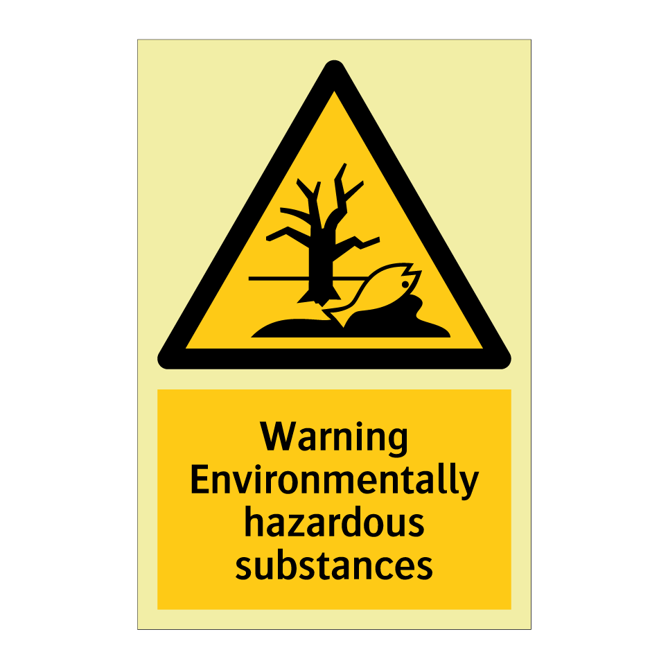Warning Environmentally hazardous substances