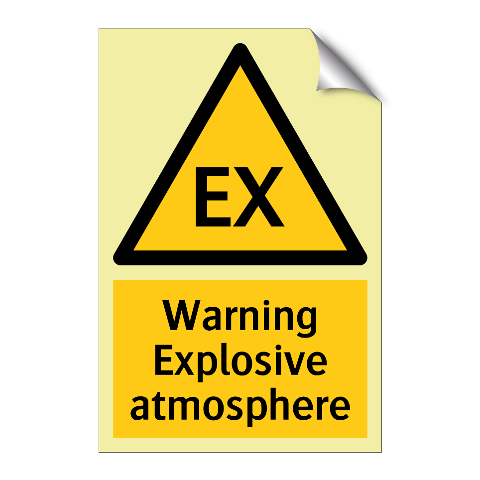 Warning Explosive atmosphere