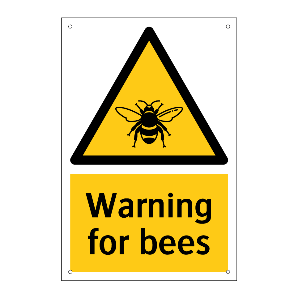 Warning for bees