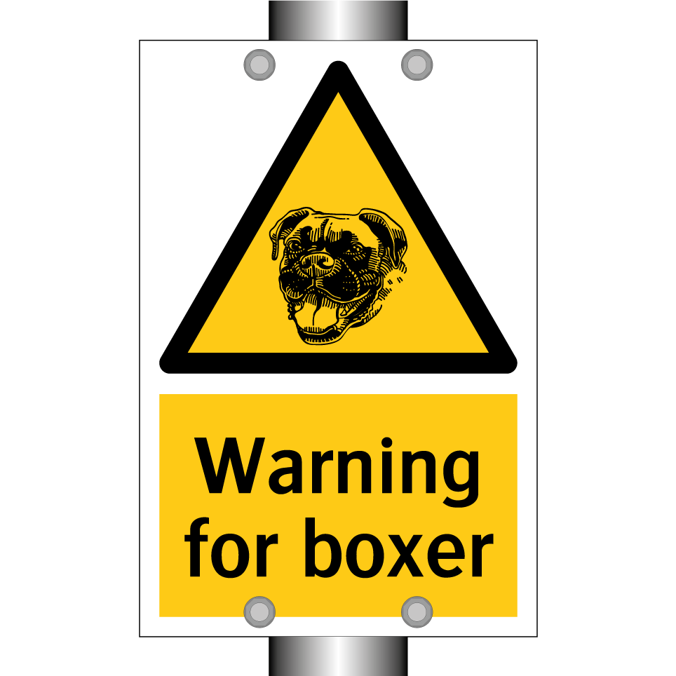 Warning for boxer