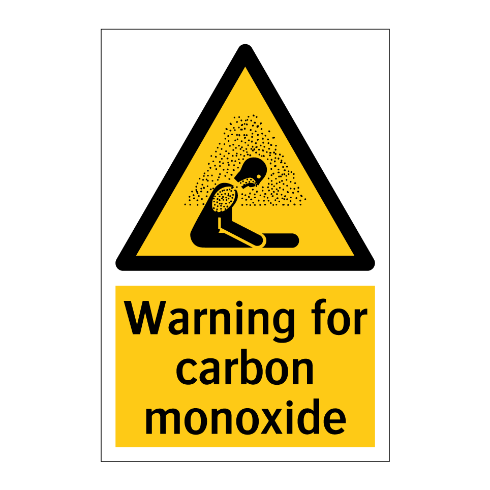Warning for carbon monoxide