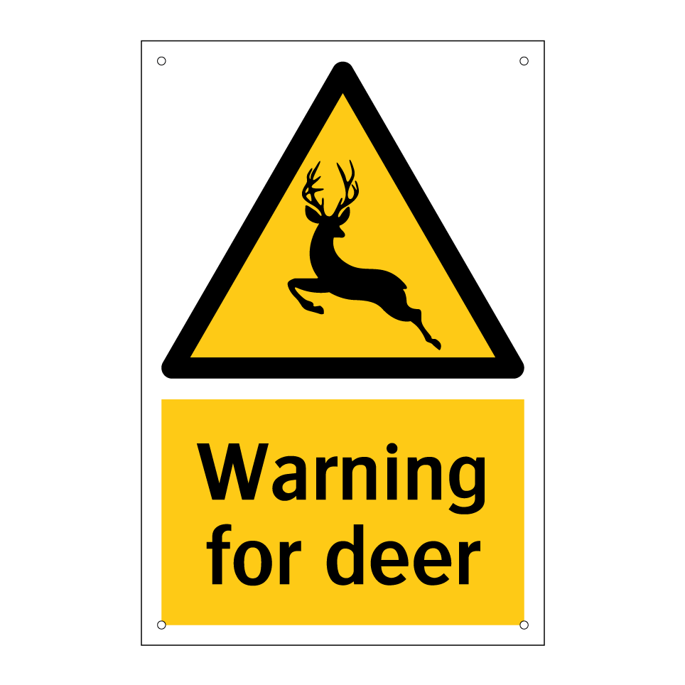 Warning for deer