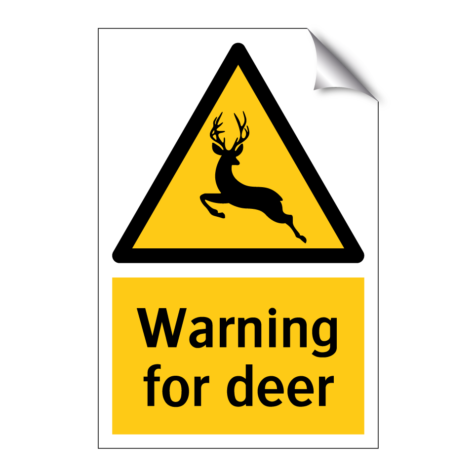 Warning for deer
