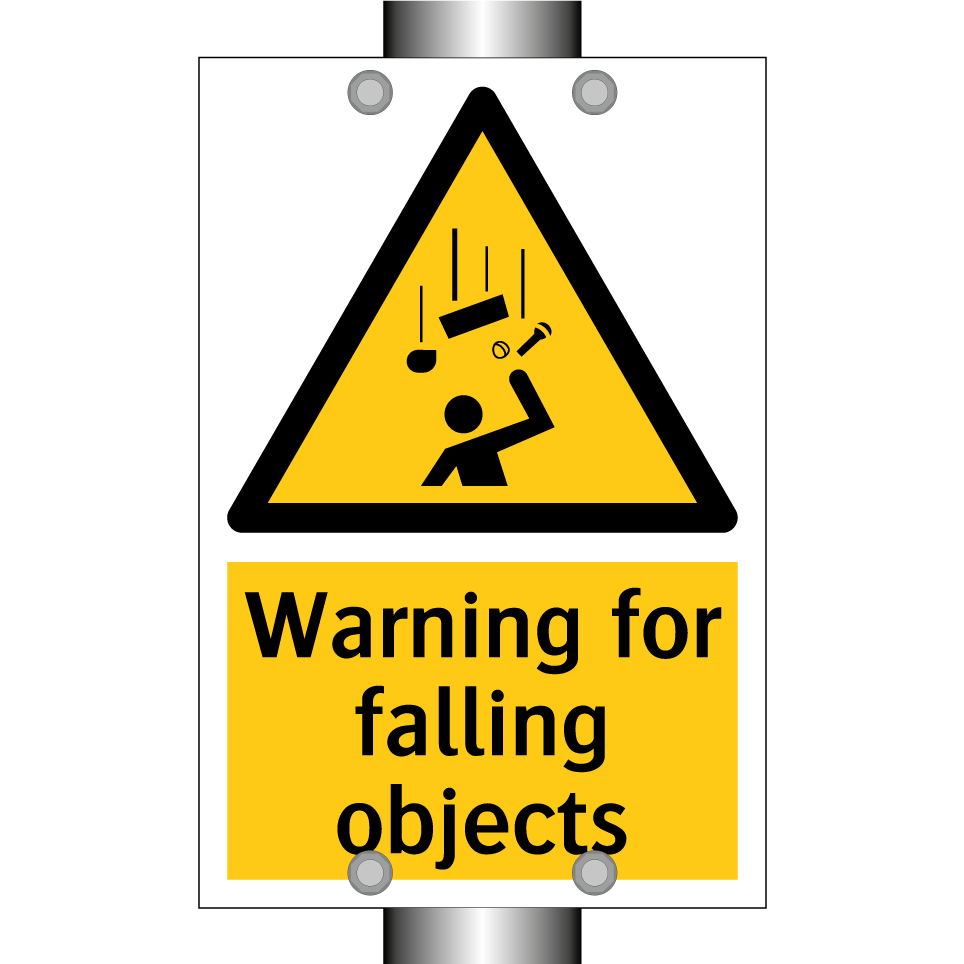 Warning for falling objects