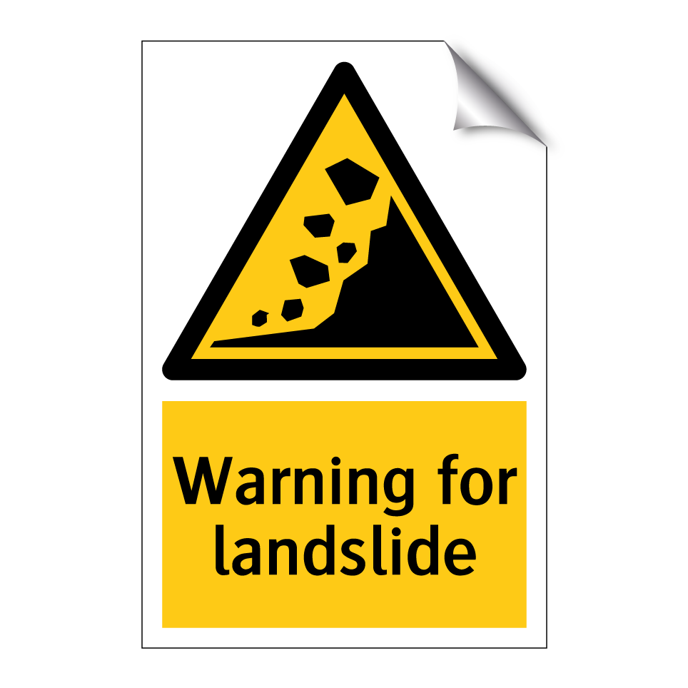 Warning for landslide