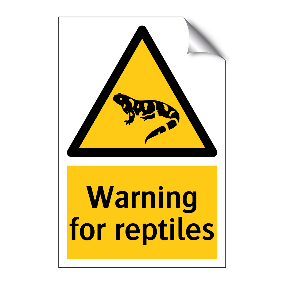 Warning for reptiles