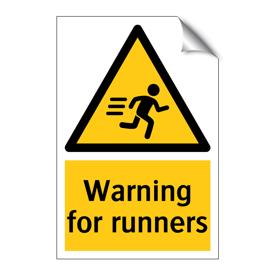 Warning for runners