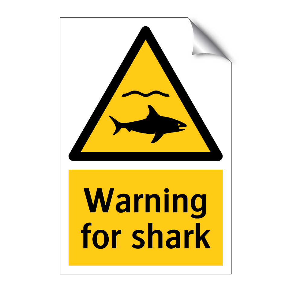 Warning for shark