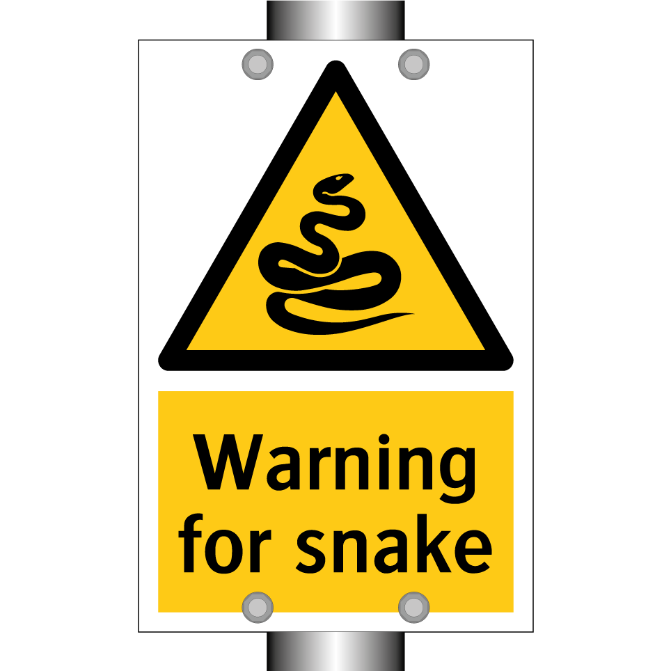 Warning for snake
