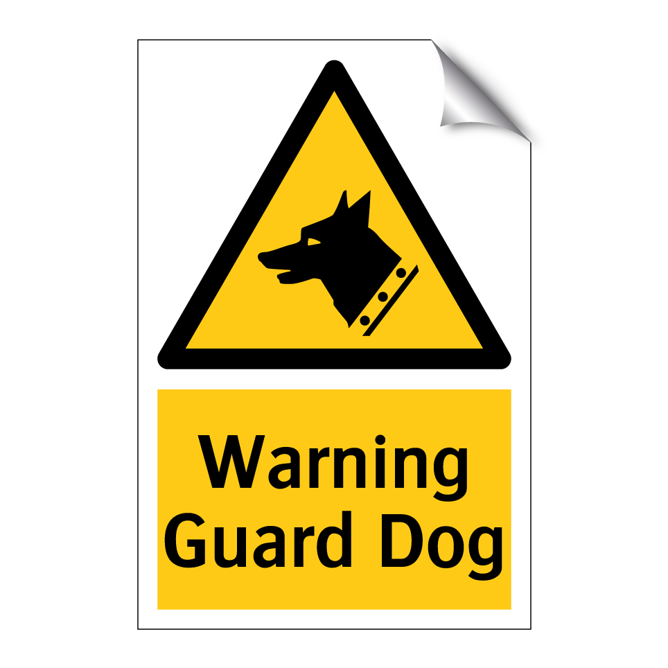 Warning Guard Dog