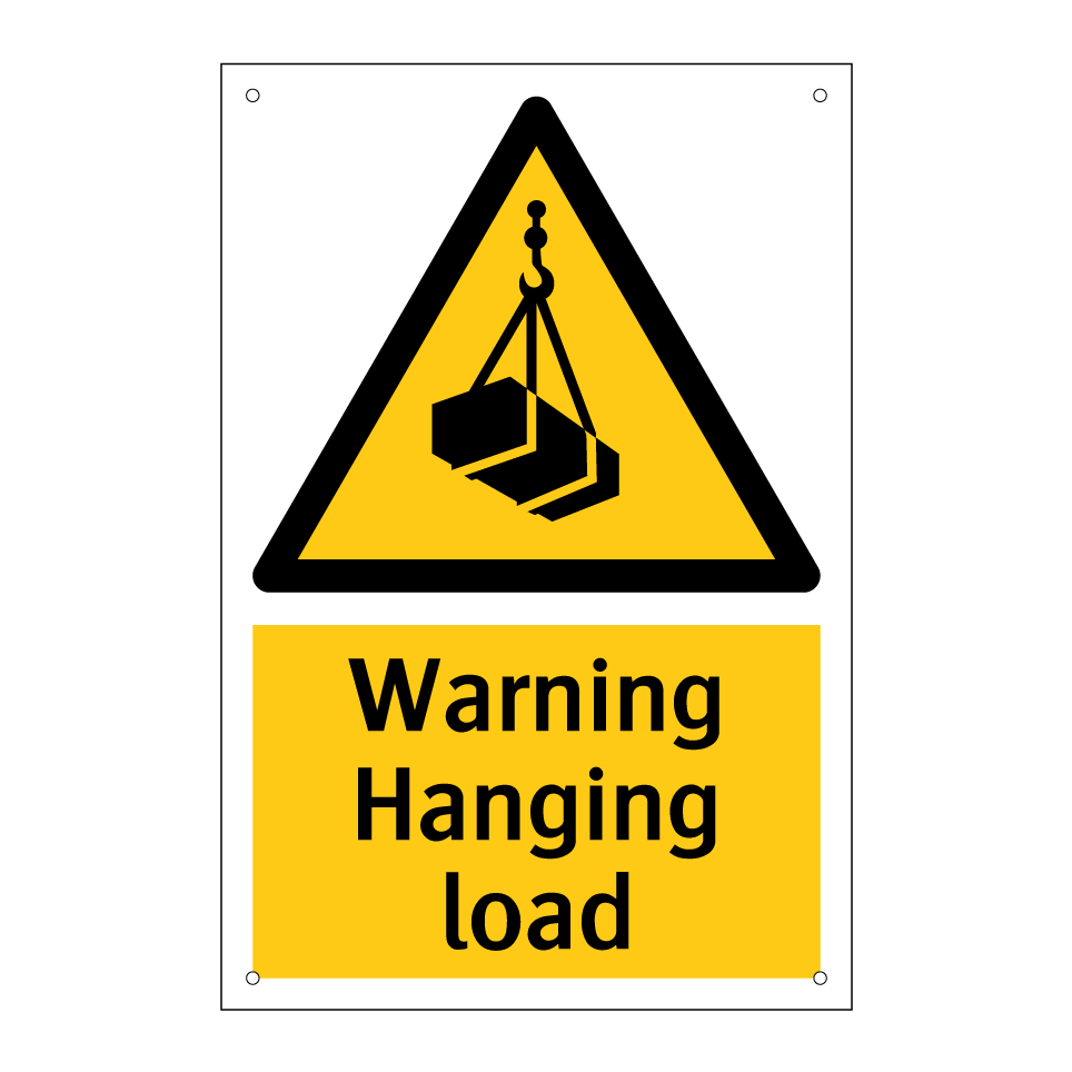 Warning Hanging load