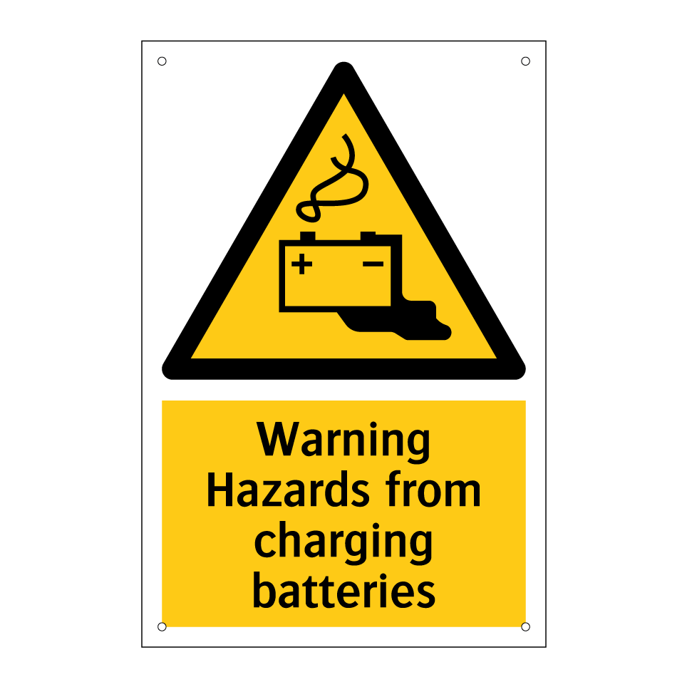 Warning Hazards from charging batteries