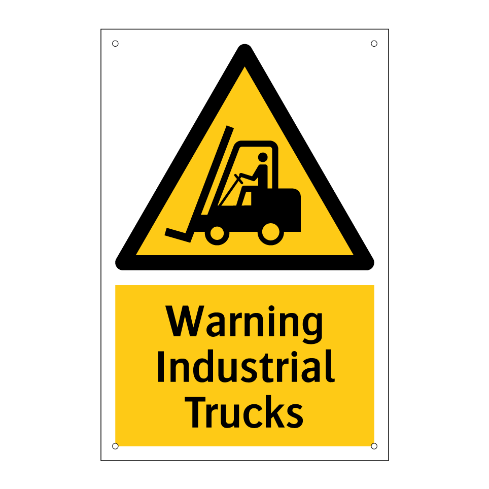 Warning Industrial Trucks