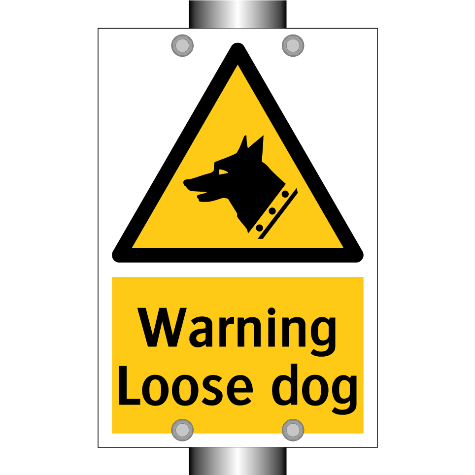 Warning Loose dog