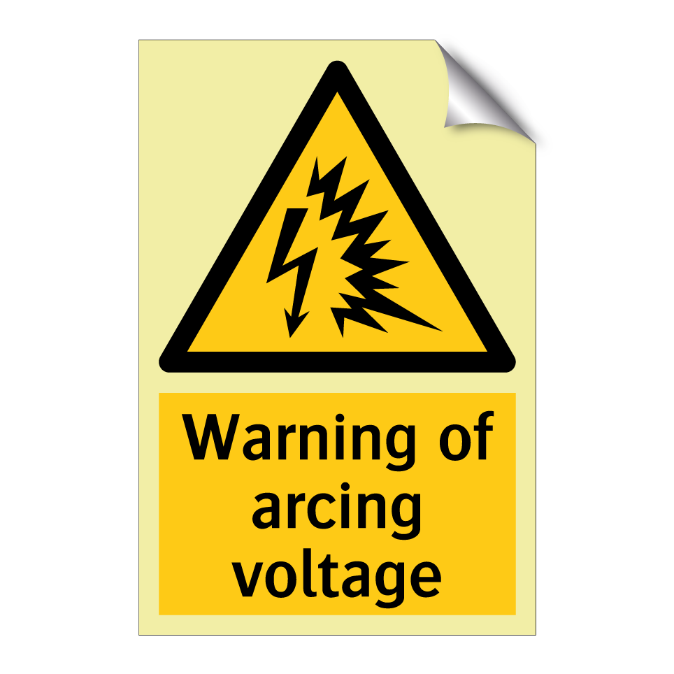 Warning of arcing voltage