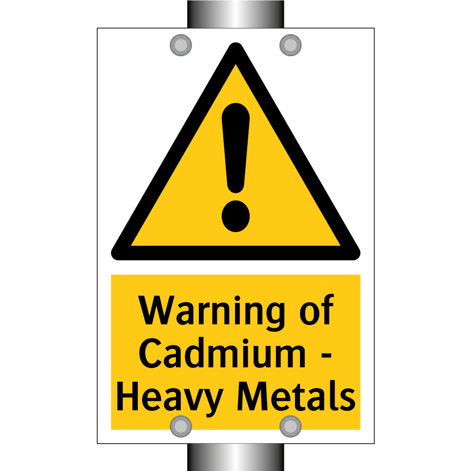 Warning of Cadmium - Heavy Metals