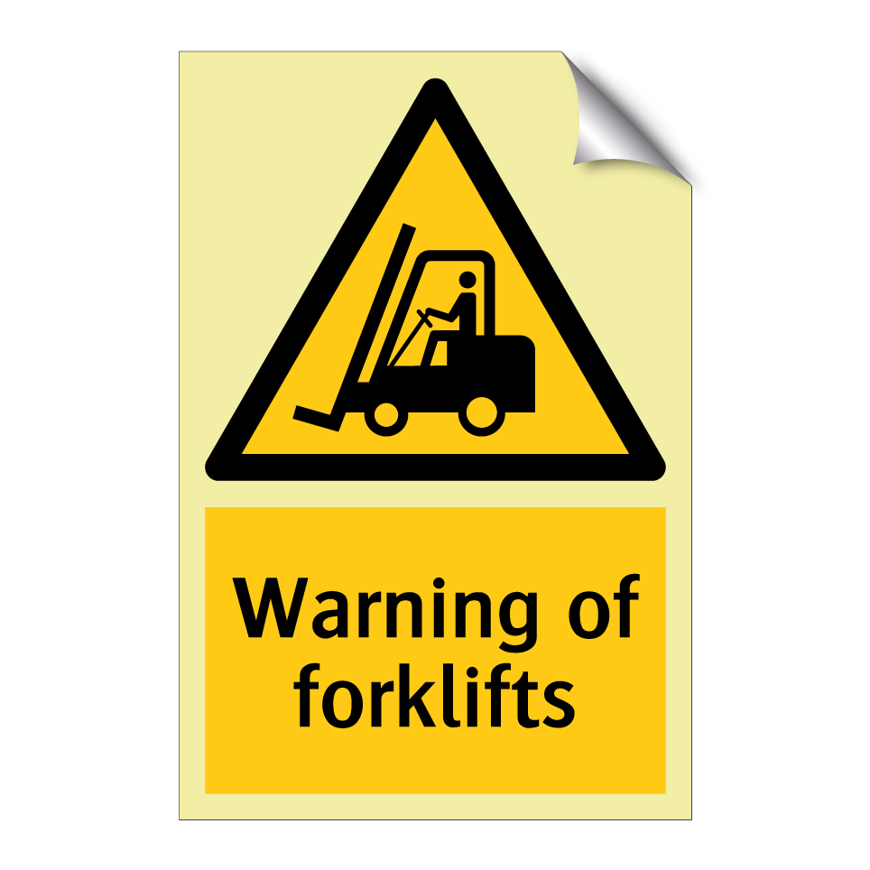 Warning of forklifts