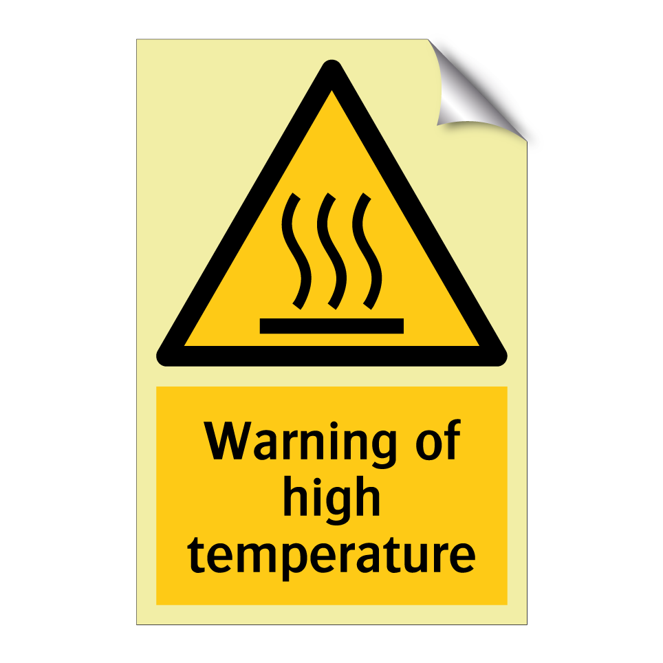 Warning of high temperature