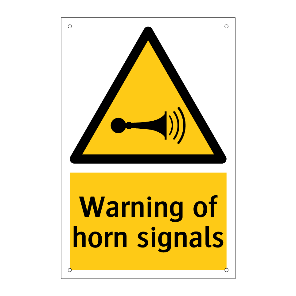 Warning of horn signals