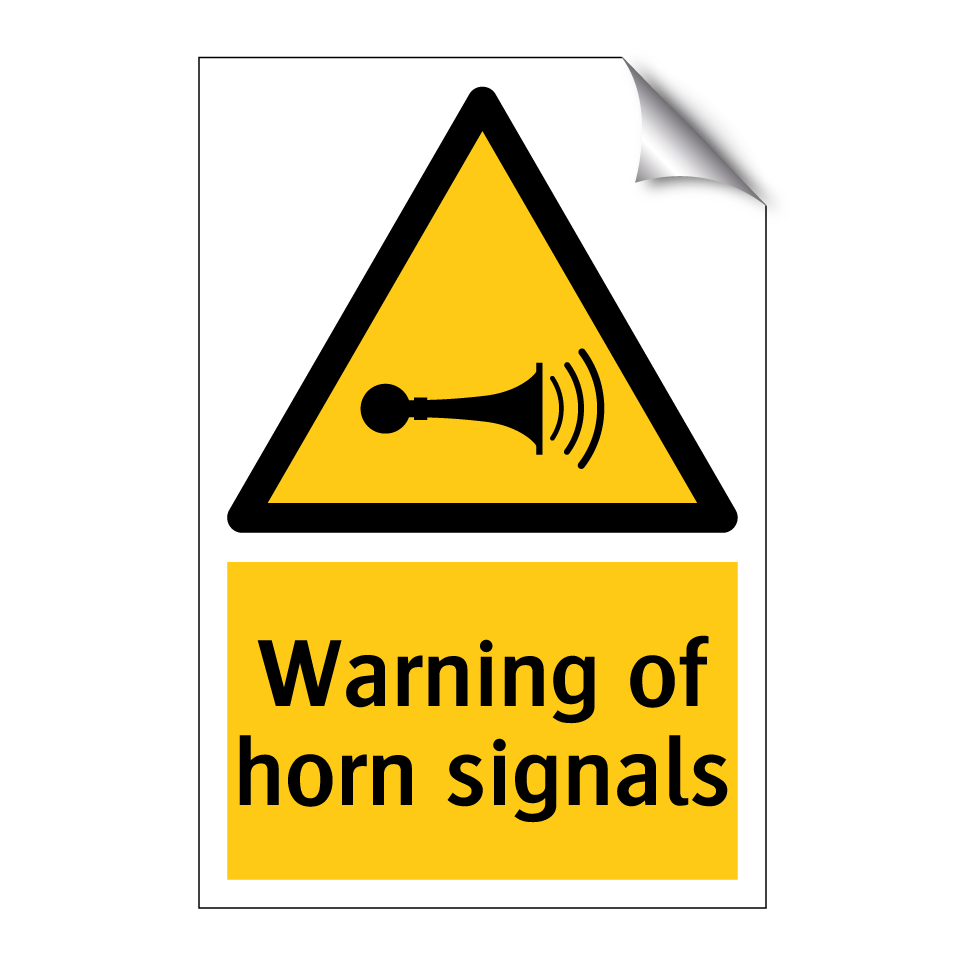Warning of horn signals