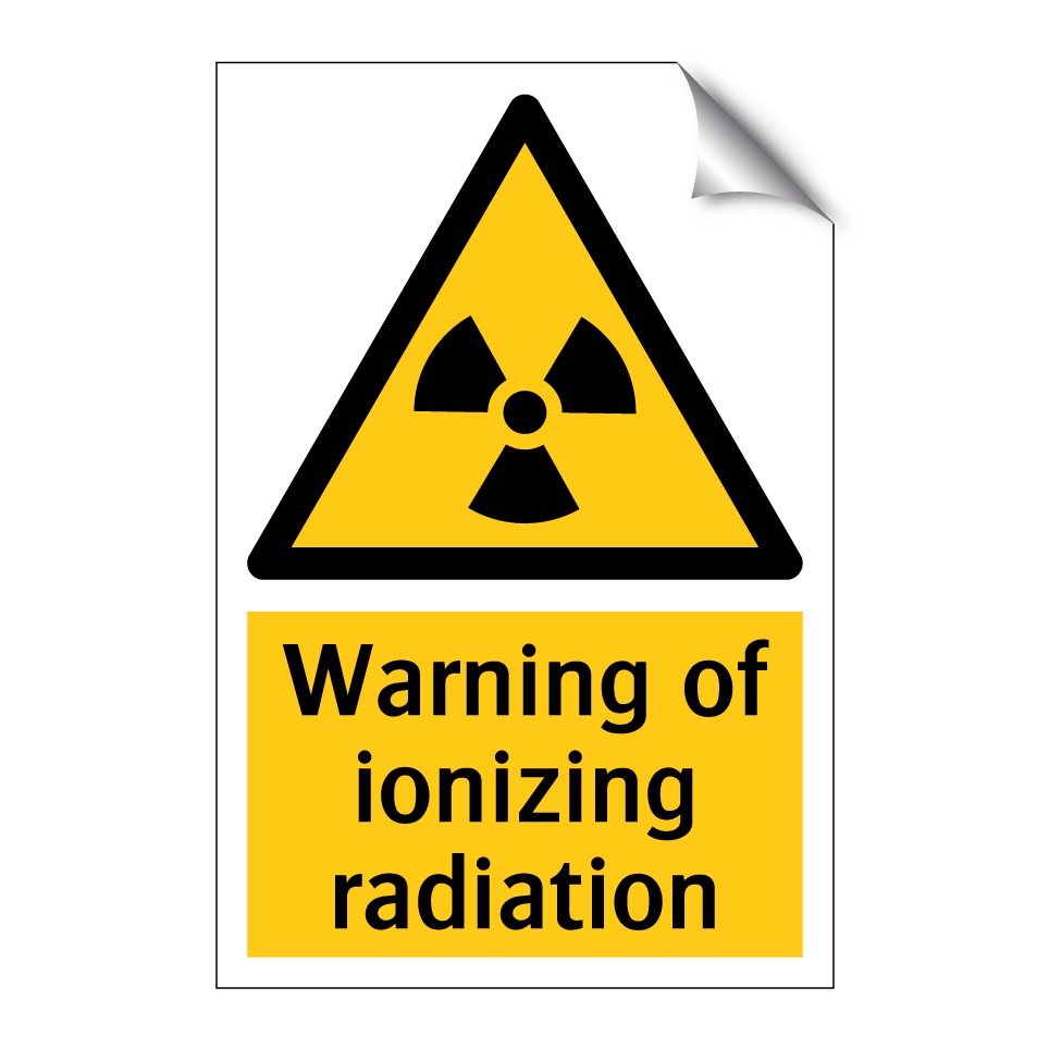 Warning of ionizing radiation