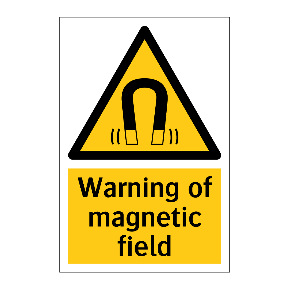 Warning of magnetic field