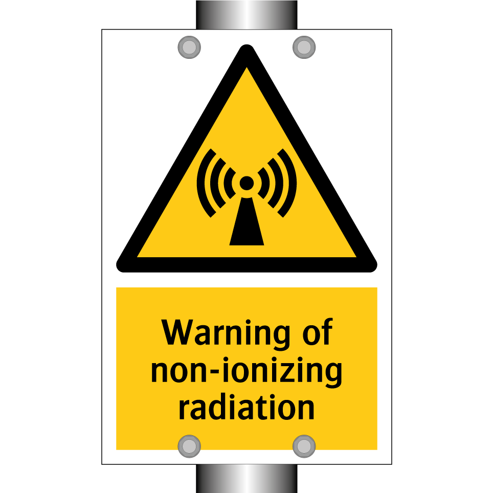 Warning of non-ionizing radiation
