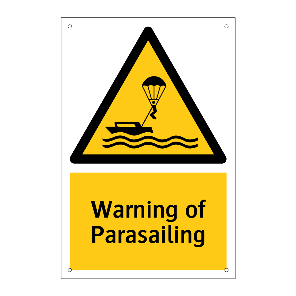 Warning of Parasailing