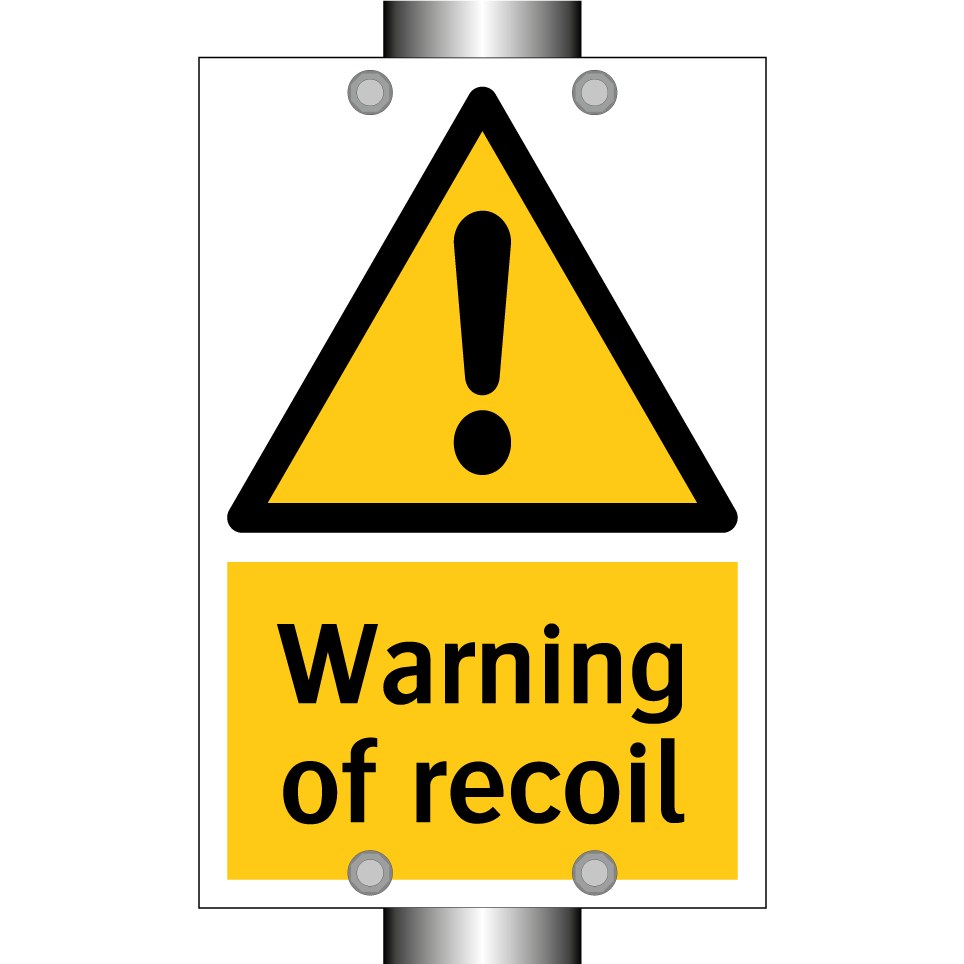 Warning of recoil