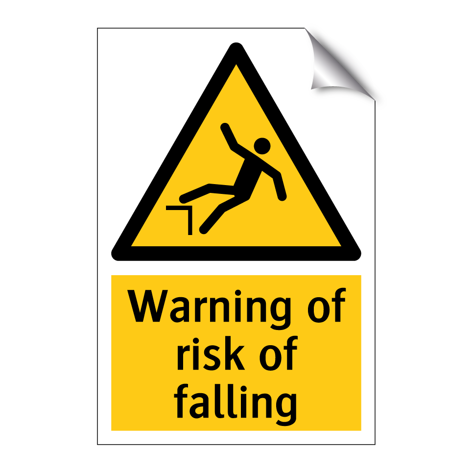 Warning of risk of falling