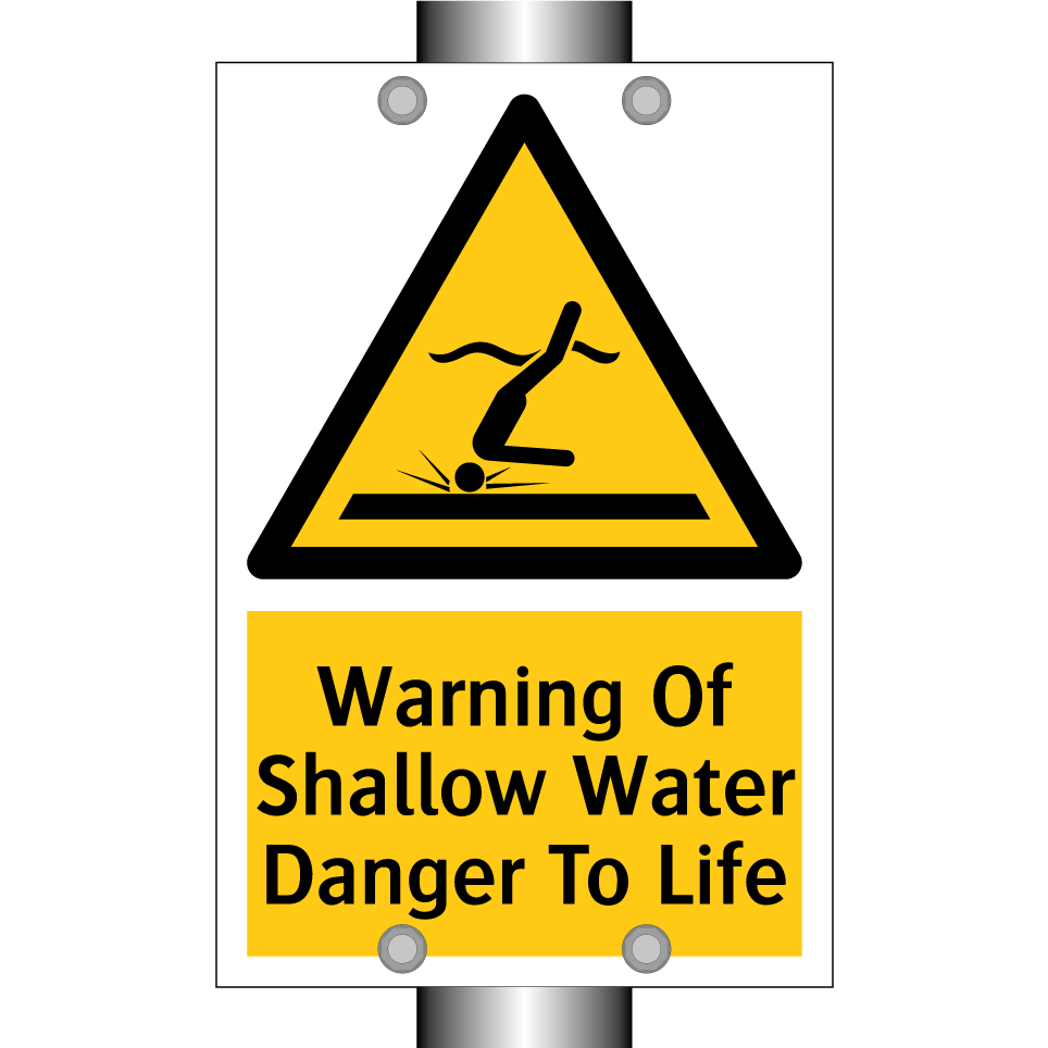Warning Of Shallow Water Danger To Life