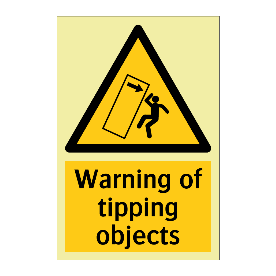 Warning of tipping objects