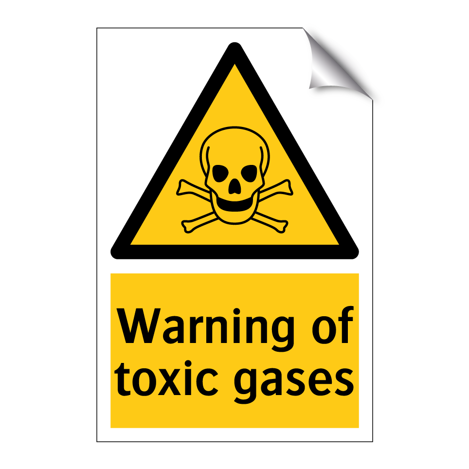 Warning of toxic gases