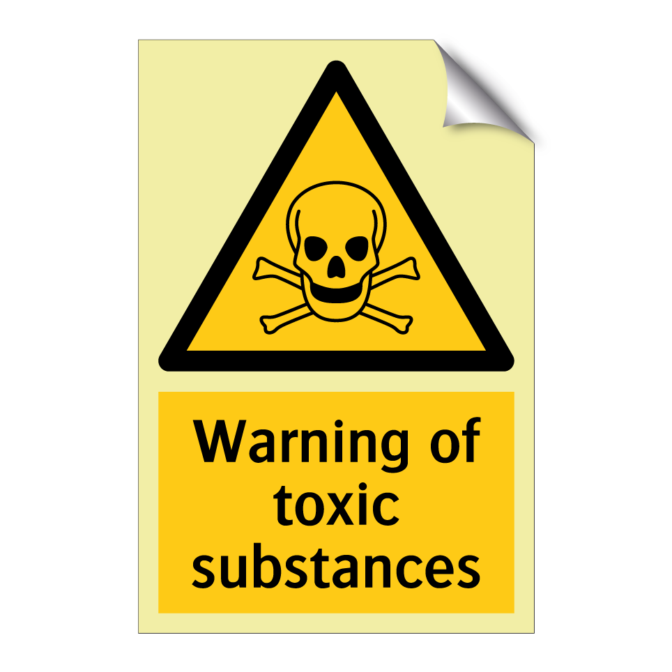 Warning of toxic substances