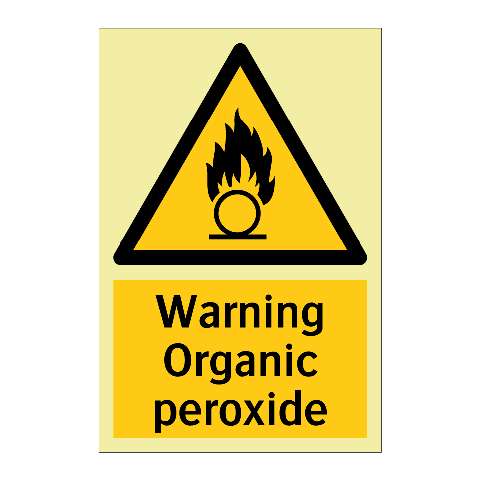 Warning Organic peroxide