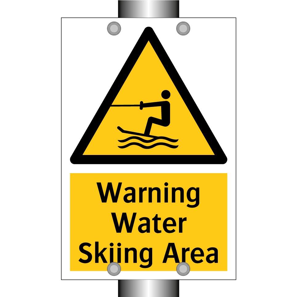 Warning Water Skiing Area