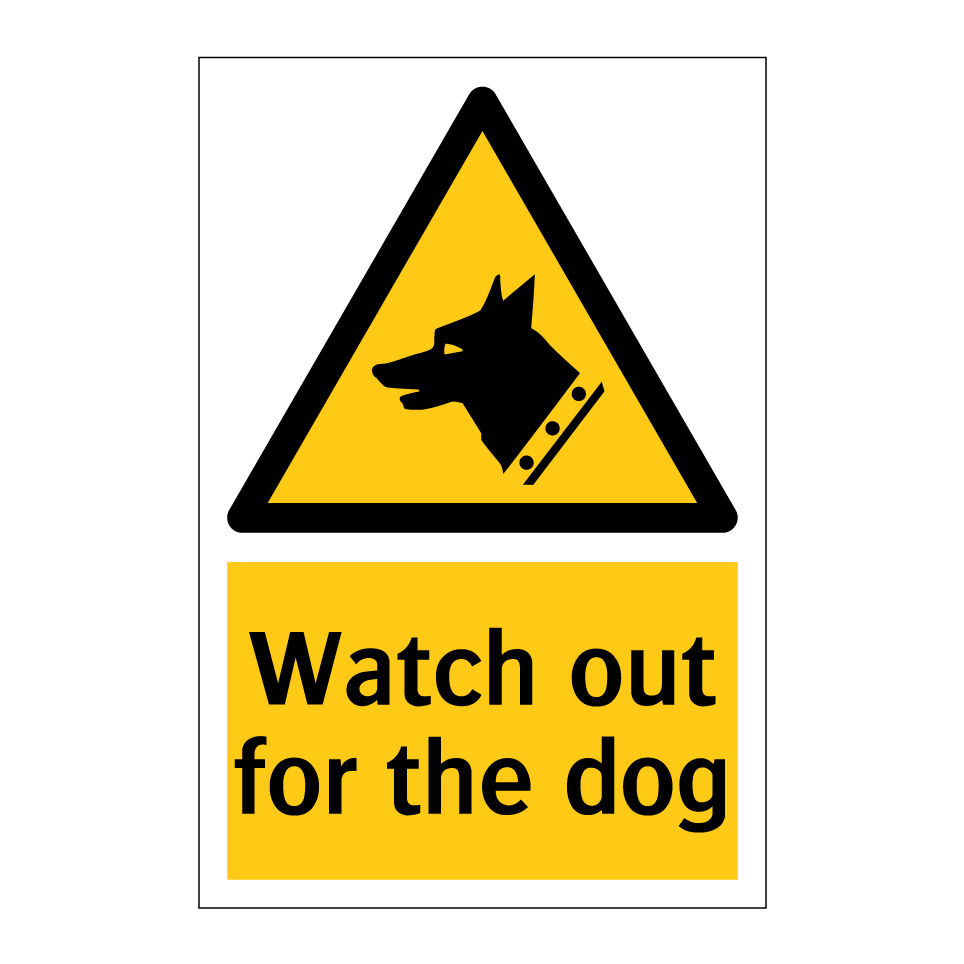 Watch out for the dog
