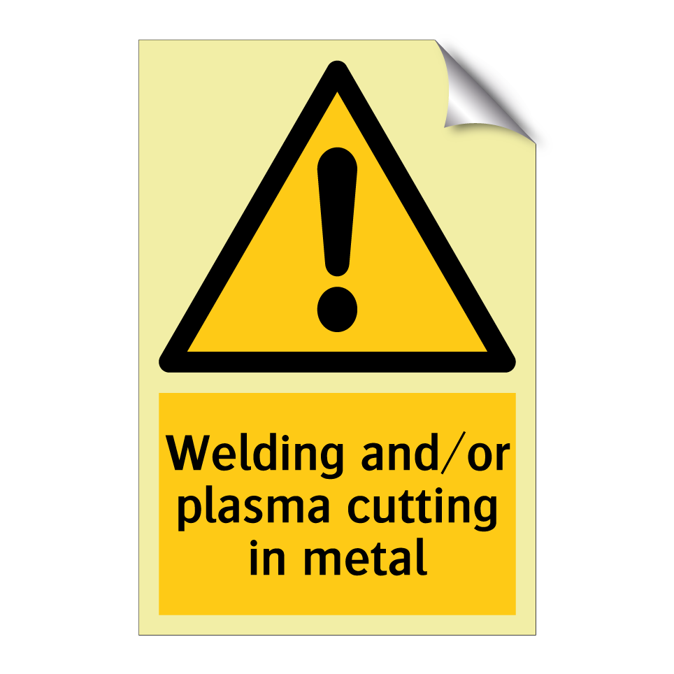 Welding and/or plasma cutting in metal