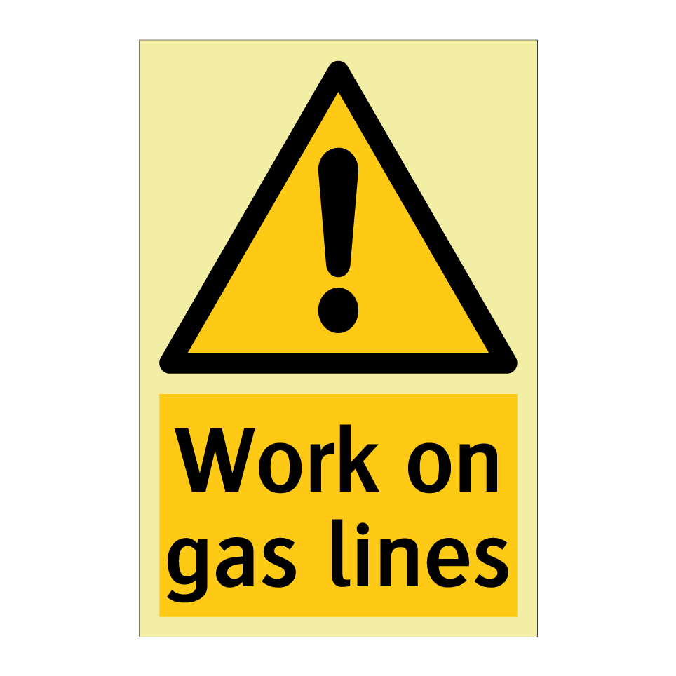 Work on gas lines