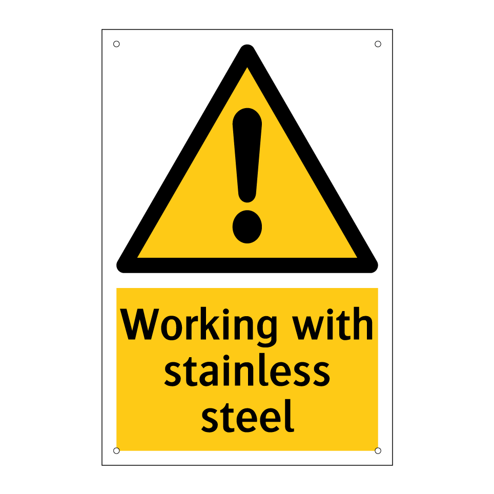Working with stainless steel