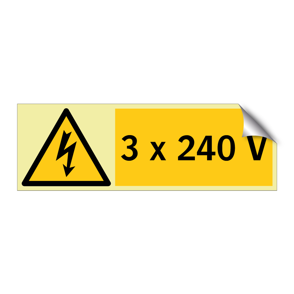 3 x 240 V