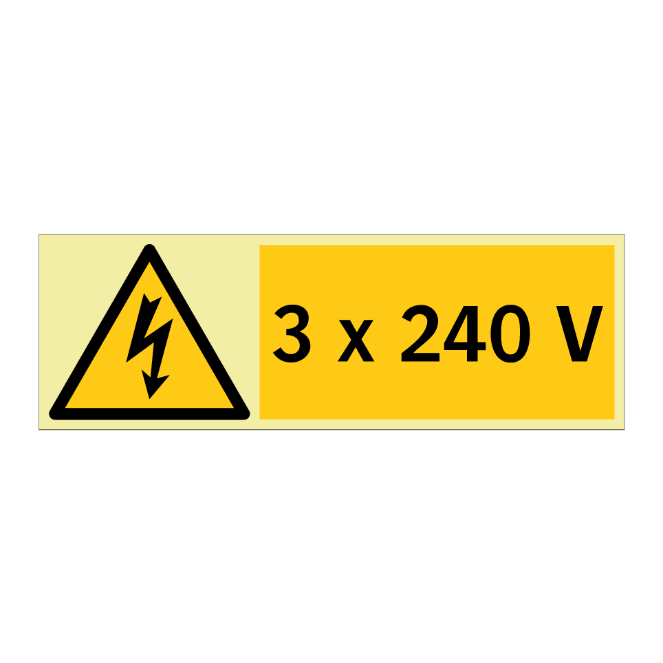 3 x 240 V